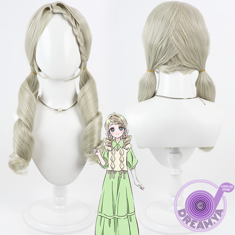 Anime Cosplay Wig Heat Resistant - Peruka Cosplay Kurusu Eriza, jasnozielona, długa,