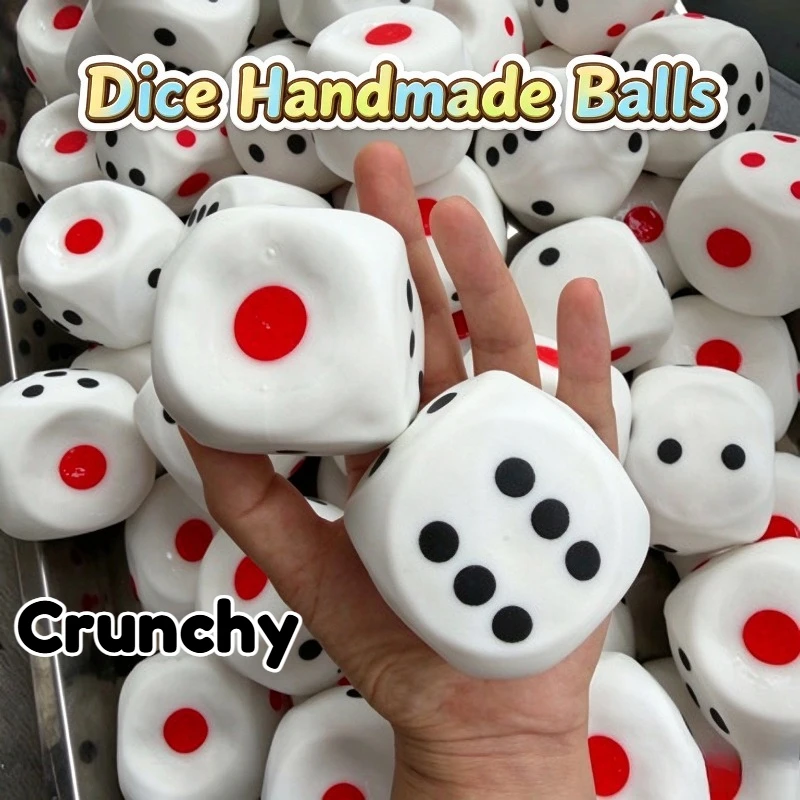 Novelty Gifts - Chrupiące kostki do zabawy, ręcznie robione,
