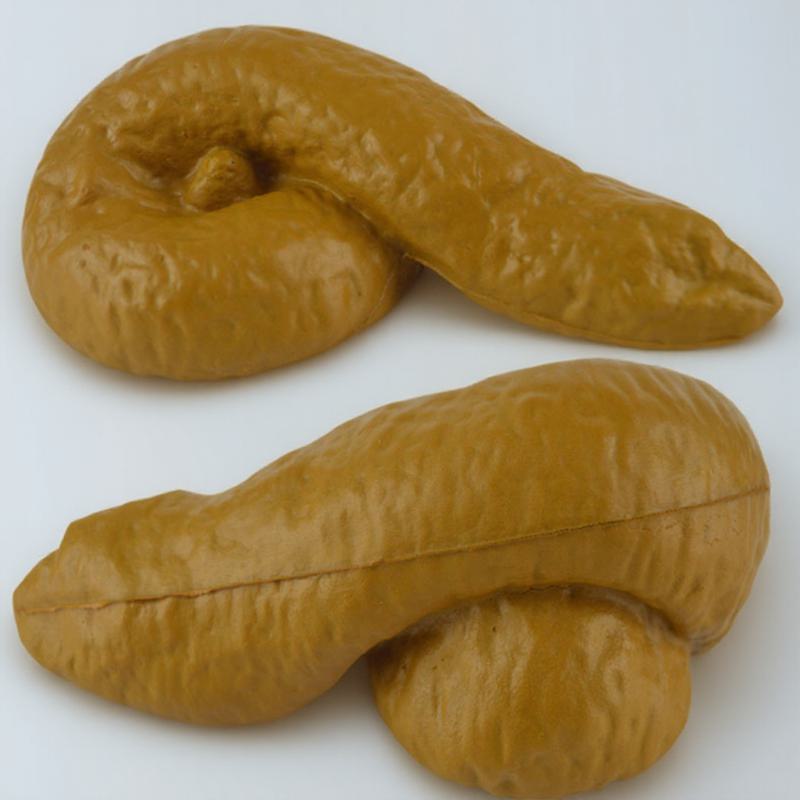 Fake Poop Gag Gift - Realistyczny, miękki i elastyczny rekwizyt do