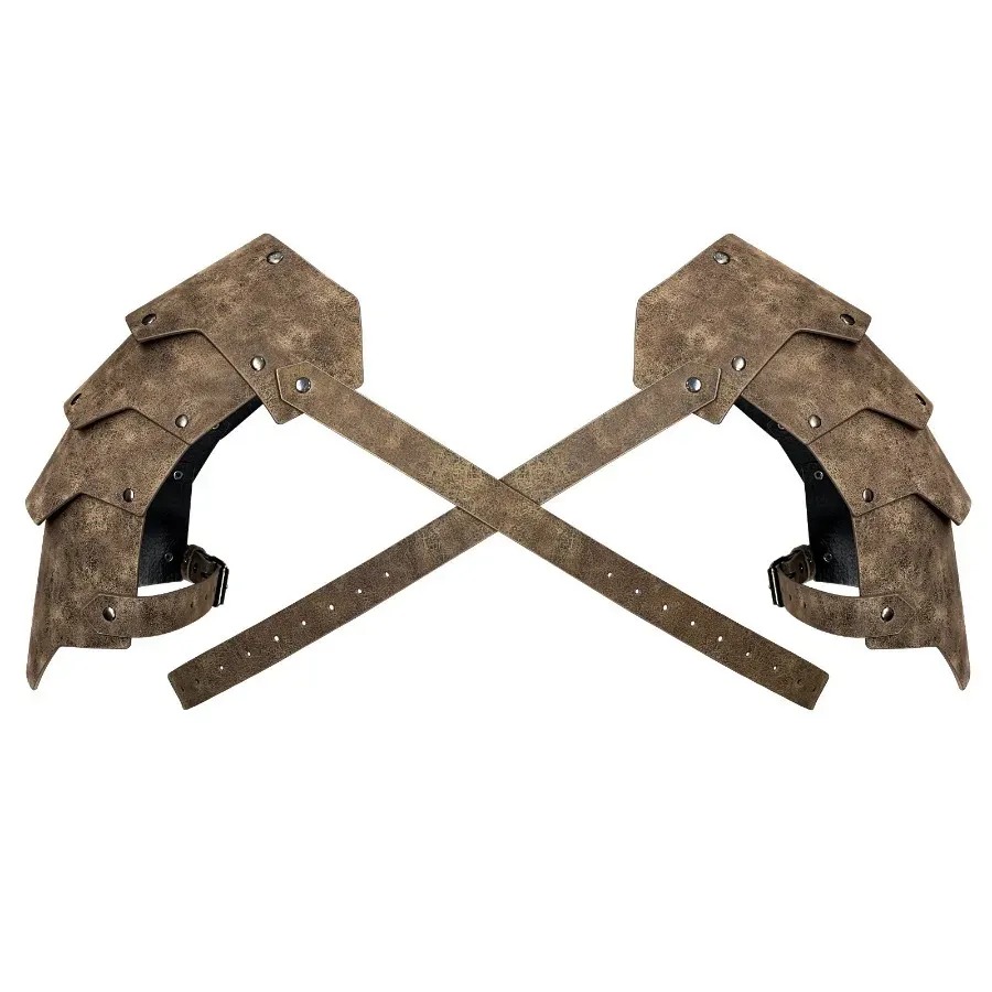 Costumes - Średniowieczna zbroja na ramiona wikinga, gladiatora,
