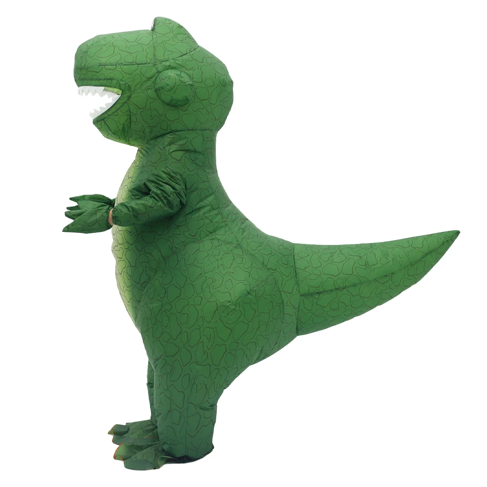 Zielony kostium dinozaura, nad – Inflatable Dinosaur Costume Adult recenzja i cena