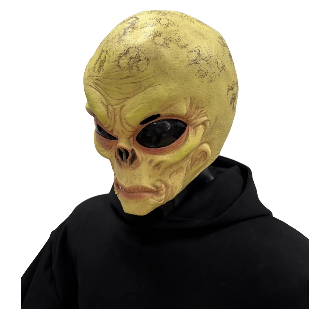 Zabawna maska czaszki obcego i – Latex Alien Mask Realistic recenzja i cena
