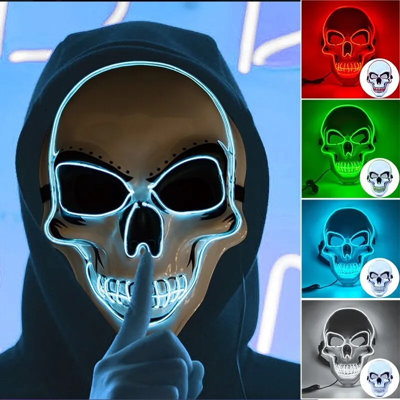 Maska Halloweenowa dla dorosły – Led Purge Mask Halloween recenzja i cena