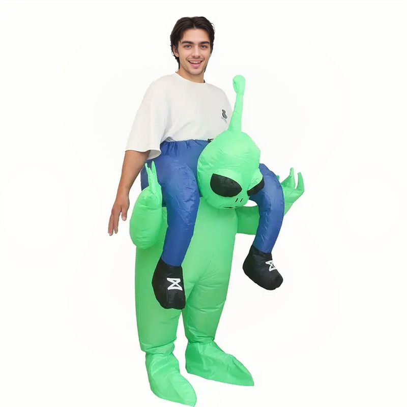 Zabawny dmuchany kostium kosmi – Inflatable Dinosaur Costume Adult recenzja i cena