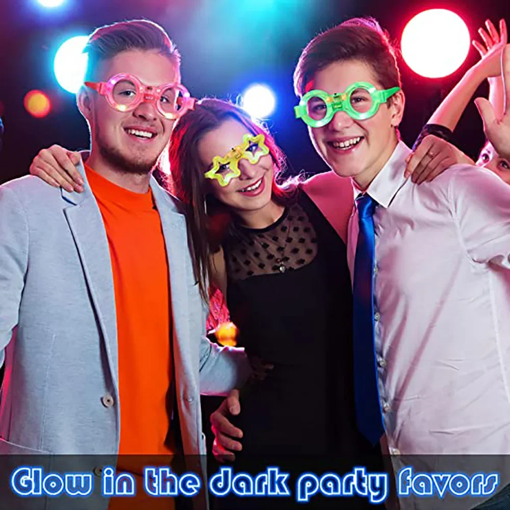 Okulary LED Neonowe Świecące w – Glow In The Dark Party Glasses recenzja i cena