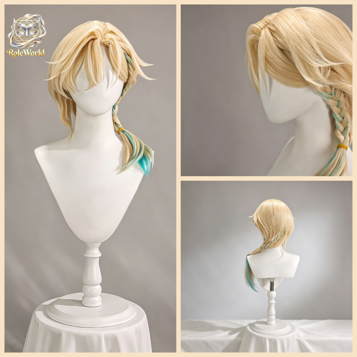 Peruka Cosplay Honkai Star Rai – Anime Cosplay Wig Heat Resistant recenzja i cena