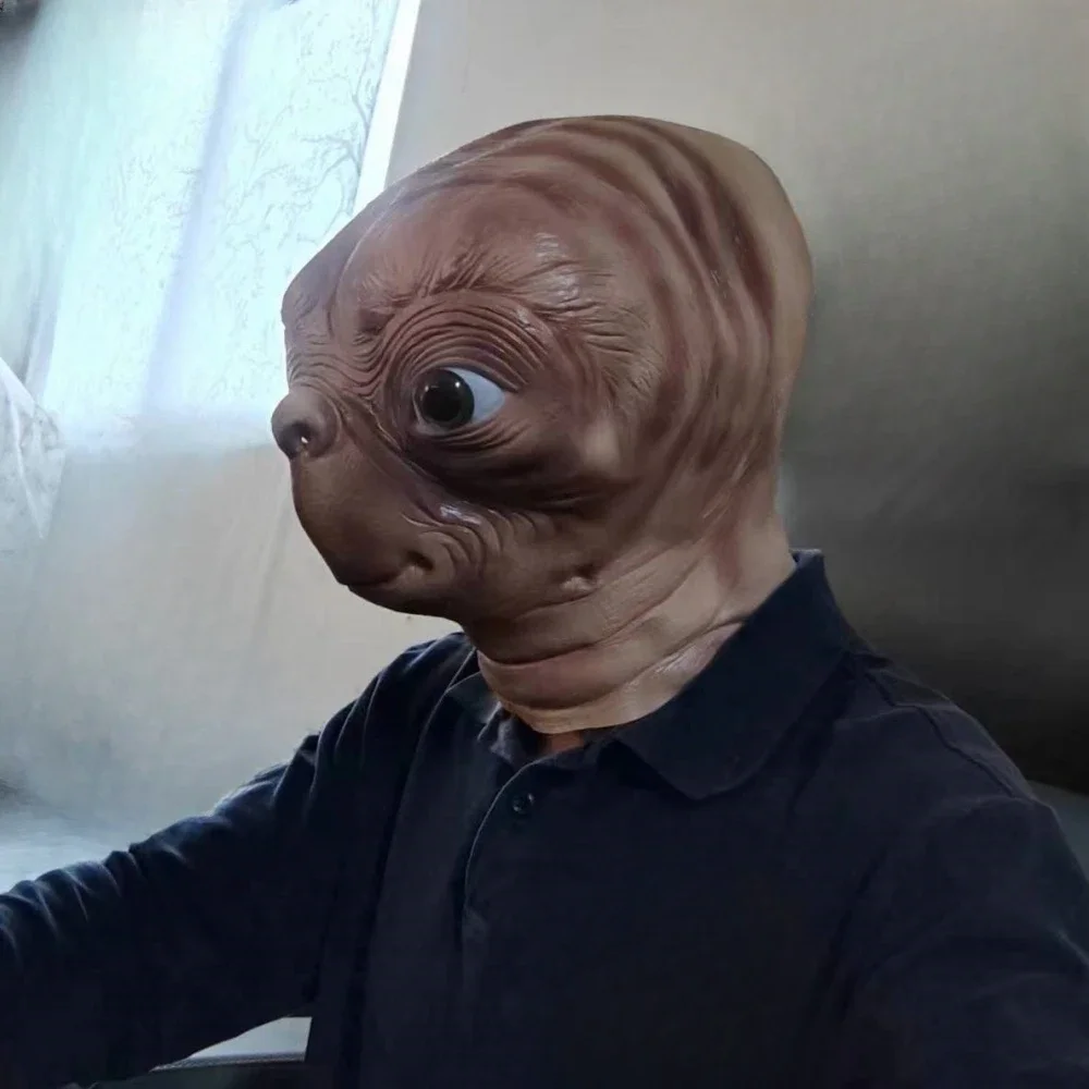 Realistyczna lateksowa maska E – Latex Alien Mask Realistic recenzja i cena