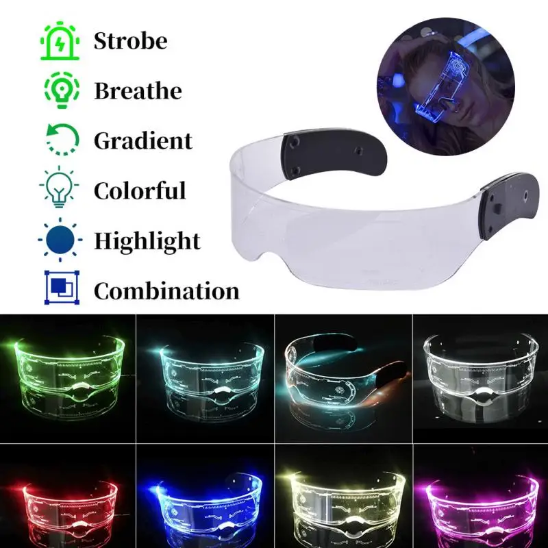 Okulary LED Świecące na Imprez – Glow In The Dark Party Glasses recenzja i cena