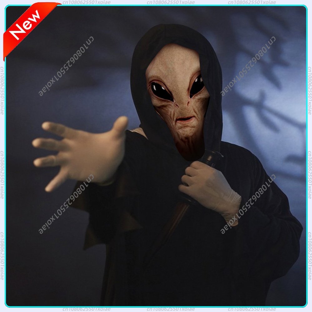 Realistyczne maski na całą gło – Latex Alien Mask Realistic recenzja i cena