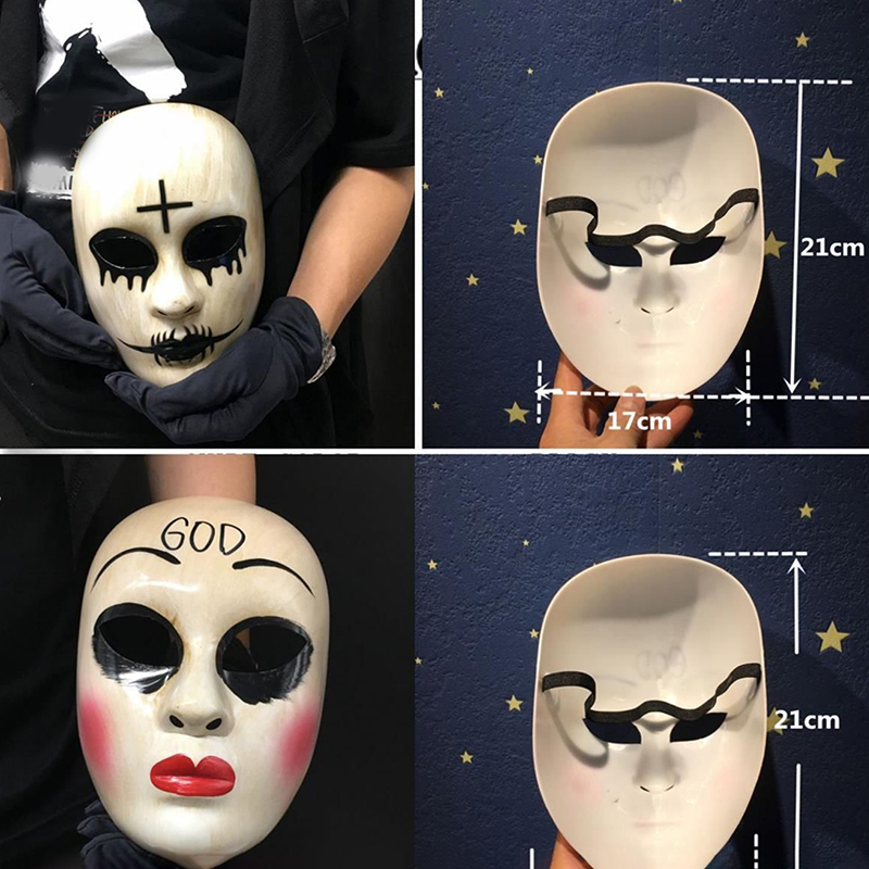 Imprezowe maski anonimowe Hall – Led Purge Mask Halloween recenzja i cena