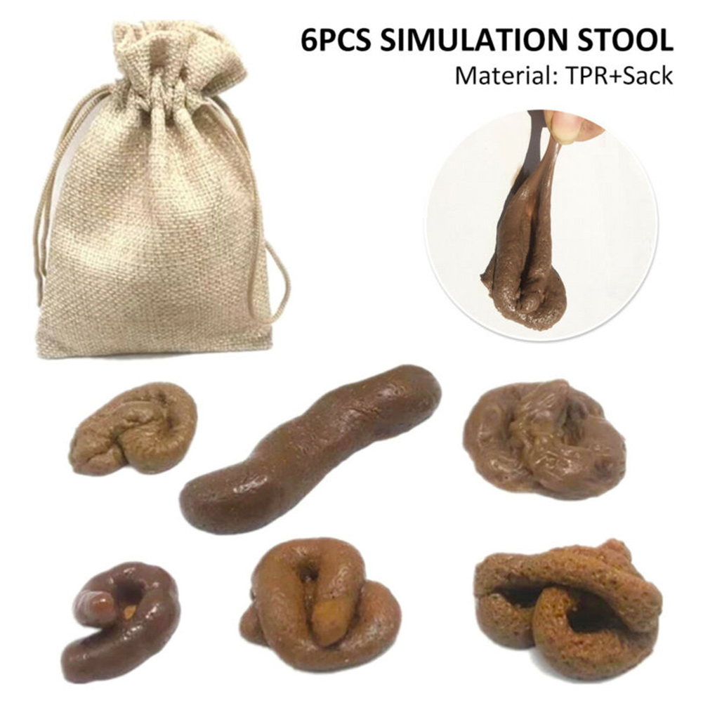 6 sztuk realistyczne miękkie f – Fake Poop Gag Gift recenzja i cena