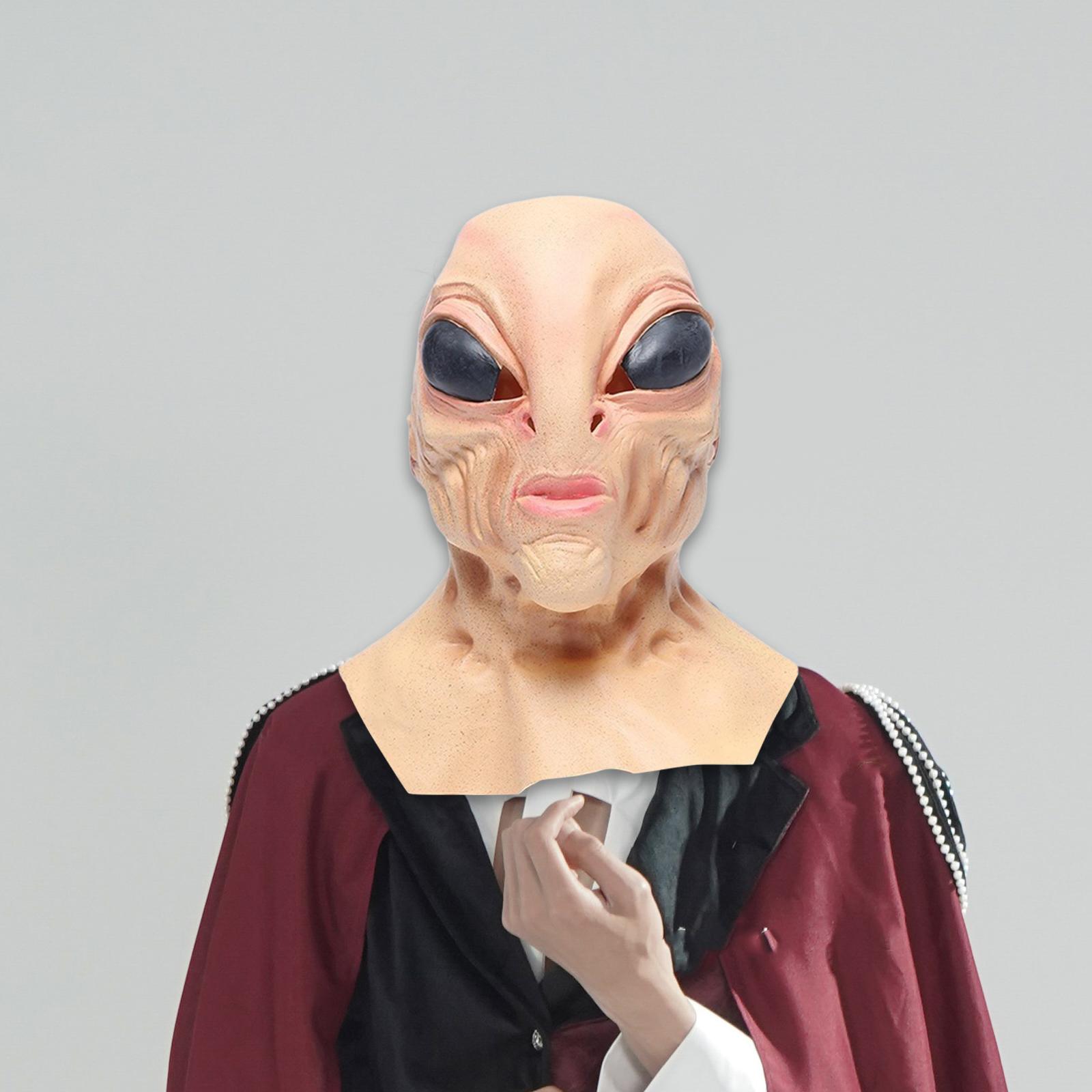 Maska obcej z lateksu, zakrywa – Latex Alien Mask Realistic recenzja i cena