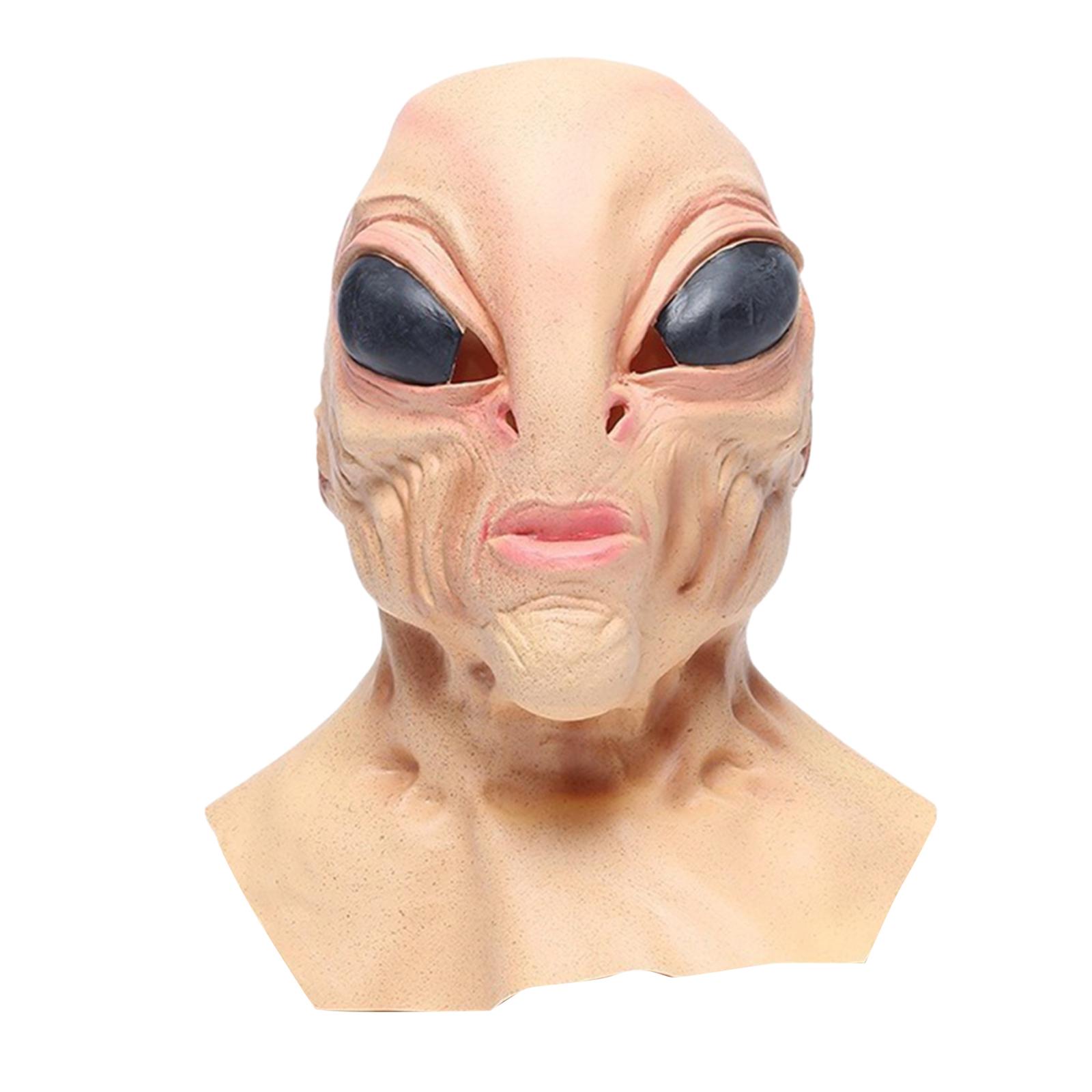 Maska obcej z lateksu, zakrywa – Latex Alien Mask Realistic recenzja i cena