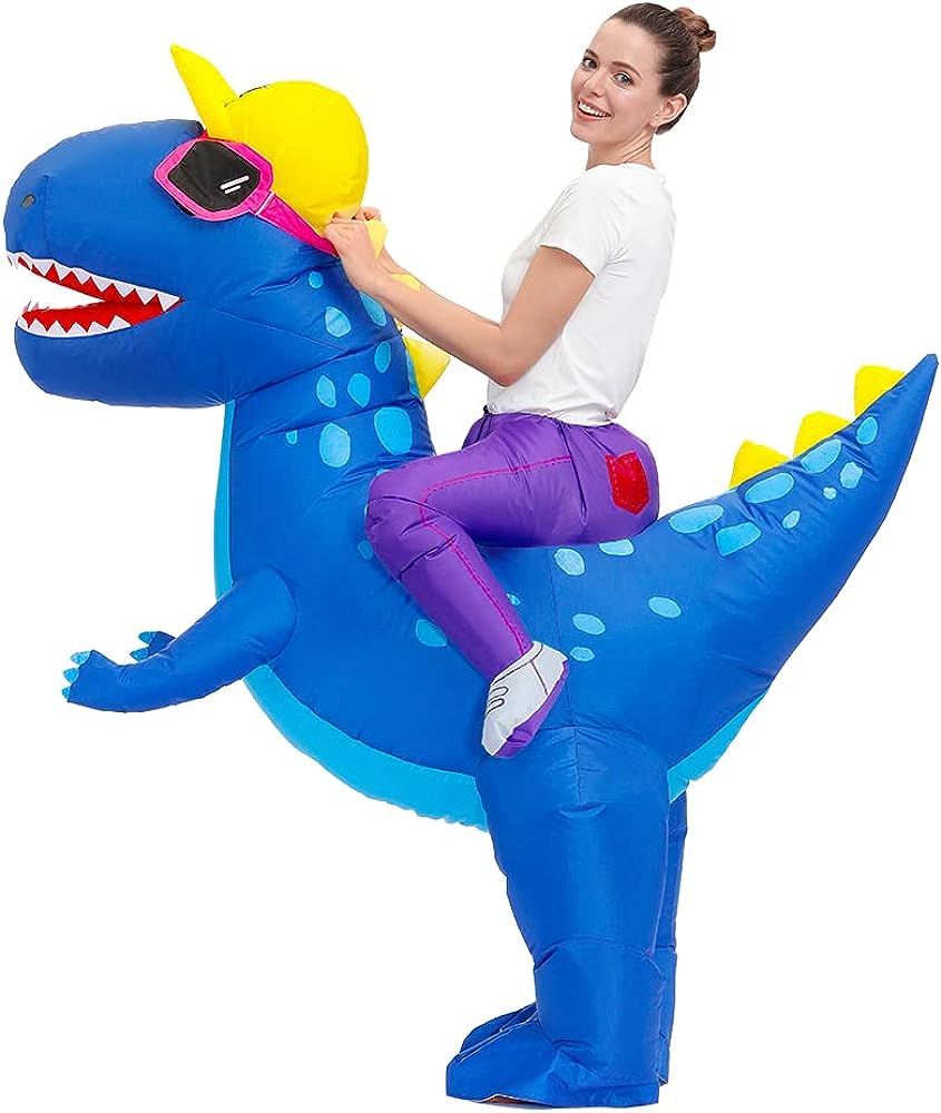 Nadmuchiwany kostium dinozaura – Inflatable Dinosaur Costume Adult recenzja i cena